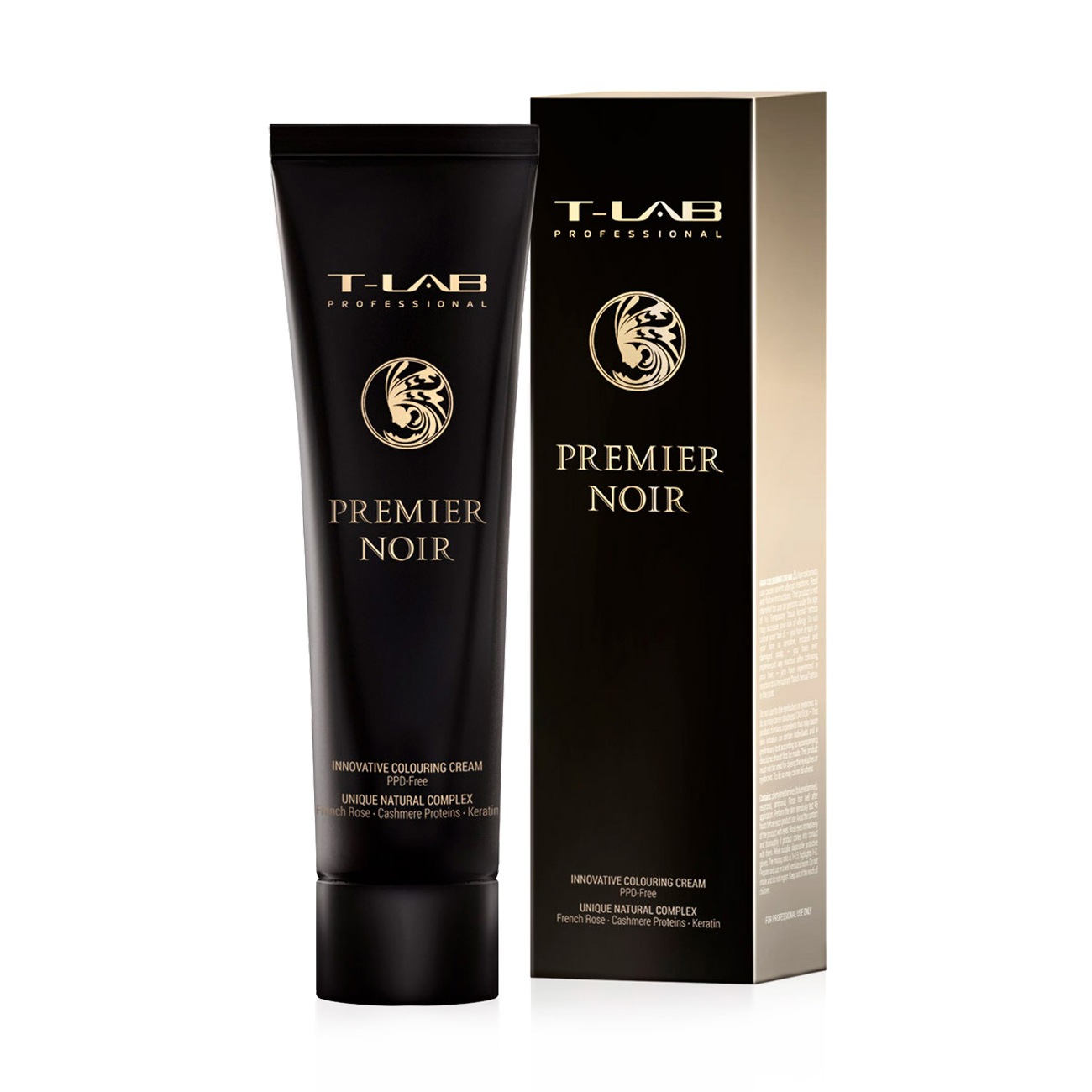 Крем-фарба T-LAB Professional Premier Noir Innovative Colouring Cream 1.0 Natural Black, 100 мл